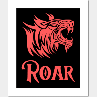 Lion Roar Art Tattoo Posters and Art